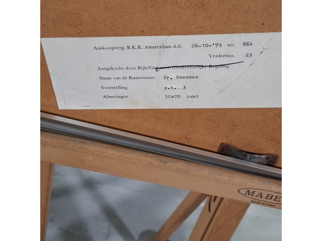 2x afbeelding in lijst, fr. dozeman - afbeelding 8 van  8