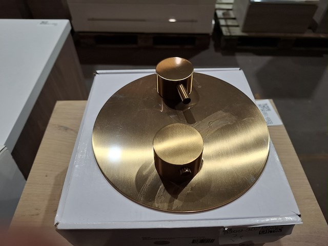 2x afbouwdeel korver, geborsteld brons - afbeelding 1 van  5