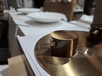 2x afbouwdeel korver, geborsteld brons - afbeelding 4 van  5