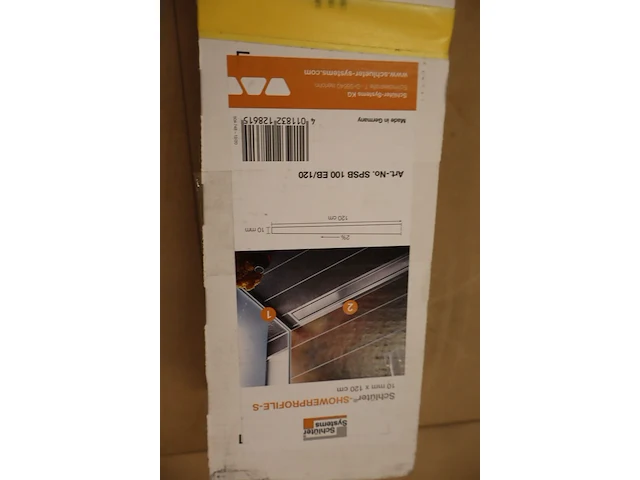2x afschotprofiel schlüter, showerprofile-sps 100, rvs - afbeelding 2 van  4