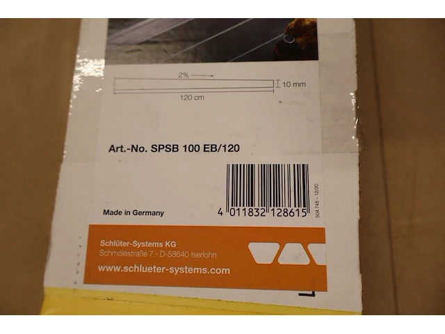 2x afschotprofiel schlüter, showerprofile-sps 100, rvs - afbeelding 4 van  4