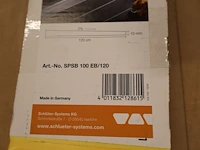 2x afschotprofiel schlüter, showerprofile-sps 100, rvs - afbeelding 4 van  4