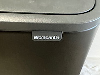 2x afvalbak, brabantia, zwart - afbeelding 2 van  4