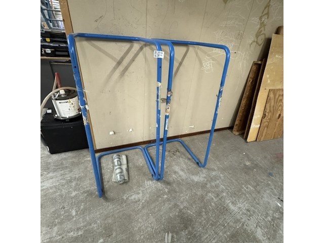 2x afvalzakhouder, blauw - afbeelding 1 van  3