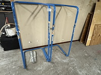 2x afvalzakhouder, blauw - afbeelding 1 van  3