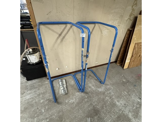 2x afvalzakhouder, blauw - afbeelding 3 van  3