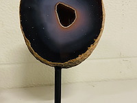 2x agaat/chalcedoon op standaard - afbeelding 2 van  7