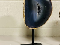 2x agaat/chalcedoon op standaard - afbeelding 3 van  7