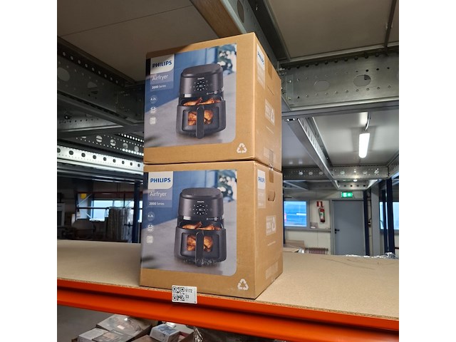 2x airfryer 4.2l, philips, na220/00 | 2000 series - afbeelding 1 van  3