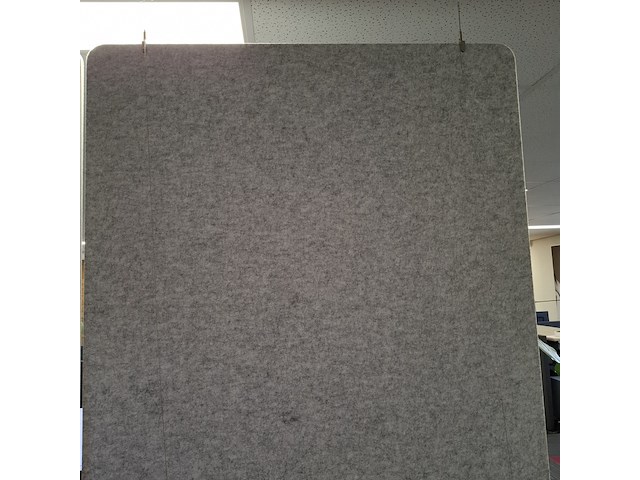 2x akoestisch paneel met 2x kantoorscherm - afbeelding 3 van  4