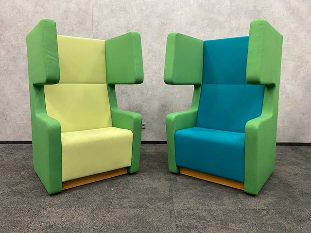 2x akoestische belstoel/ fauteuil - afbeelding 1 van  11