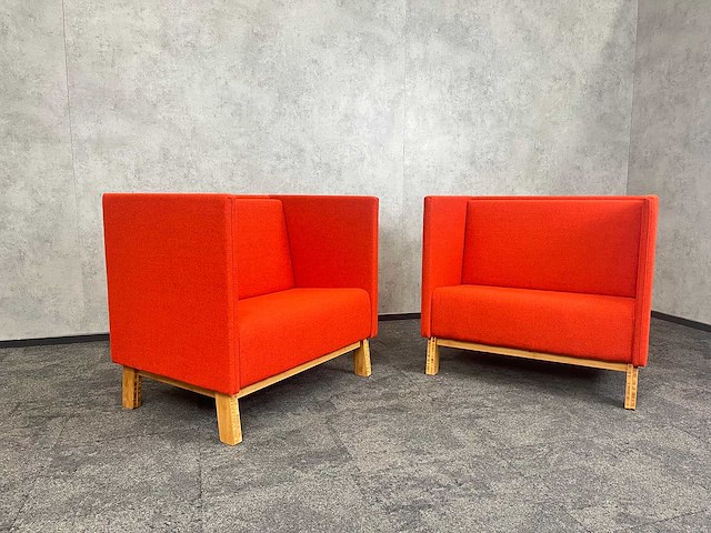 2x akoestische fauteuil - afbeelding 1 van  2