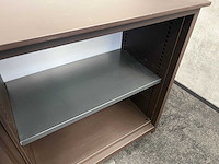 2x akoestische schuifdeurkast - bruin - afbeelding 2 van  8