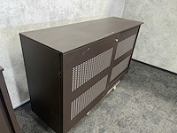 2x akoestische schuifdeurkast - bruin - afbeelding 5 van  8