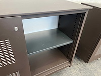 2x akoestische schuifdeurkast - bruin - afbeelding 8 van  8