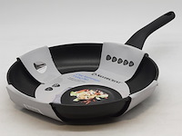 2x aluminium pan, silvercrest, cast aluminium frying pan - afbeelding 1 van  6