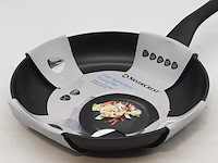 2x aluminium pan, silvercrest, cast aluminium frying pan - afbeelding 2 van  6