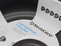 2x aluminium pan, silvercrest, cast aluminium frying pan - afbeelding 4 van  6