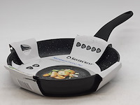 2x aluminium pan, silvercrest, frying pan