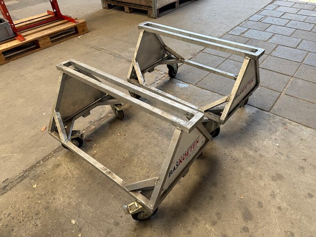 2x aluminium transport frame met wielen - afbeelding 3 van  3
