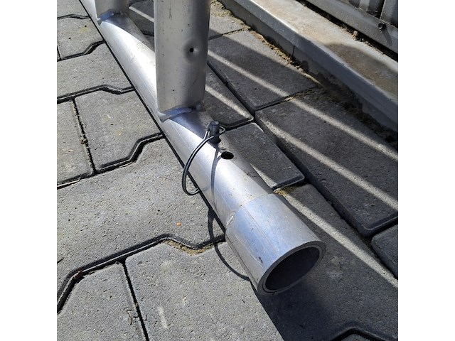 2x aluminium vaste uitwijkconsole, topway, smalle steiger - afbeelding 4 van  13