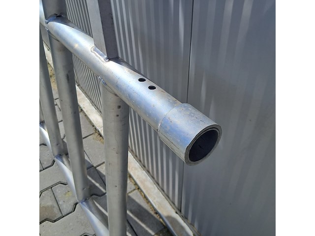 2x aluminium vaste uitwijkconsole, topway, smalle steiger - afbeelding 5 van  13