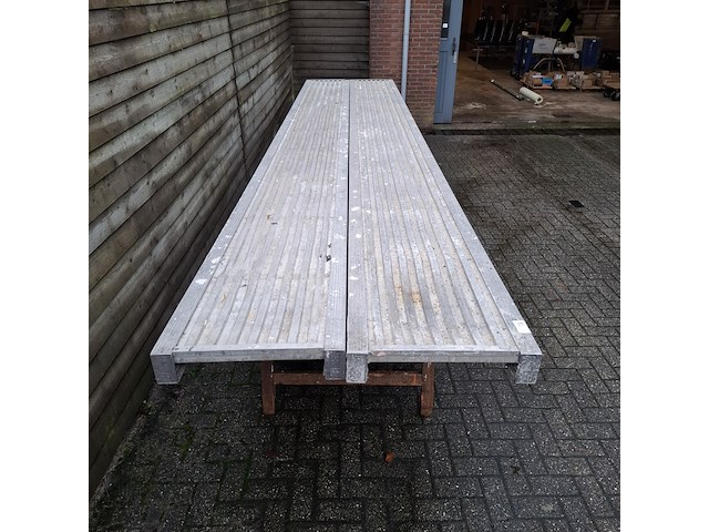 2x aluminium werkbrug, layher - afbeelding 4 van  8