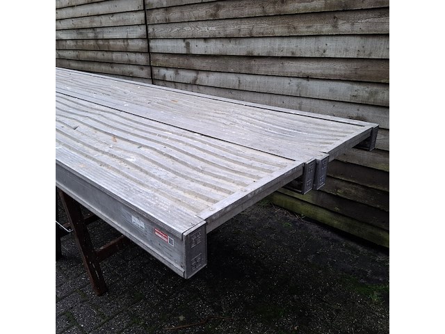 2x aluminium werkbrug, layher - afbeelding 7 van  8