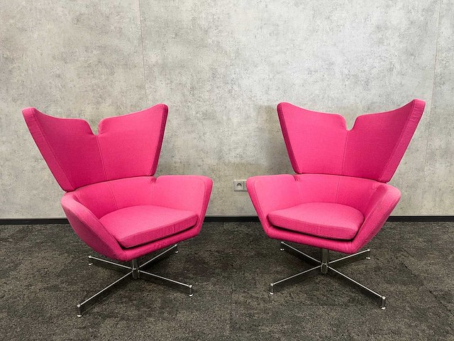 2x amerland - draaibare design fauteuil - afbeelding 1 van  7