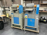 2x antares l300 / l301 industriële leerstroken-snijmachine 300 mm incl. toebehoren - afbeelding 12 van  27