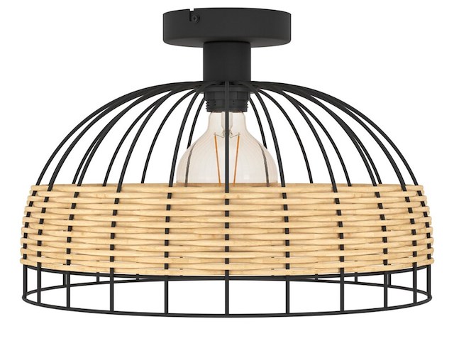 2x anwick plafondlamp eglo, zwart - afbeelding 4 van  4