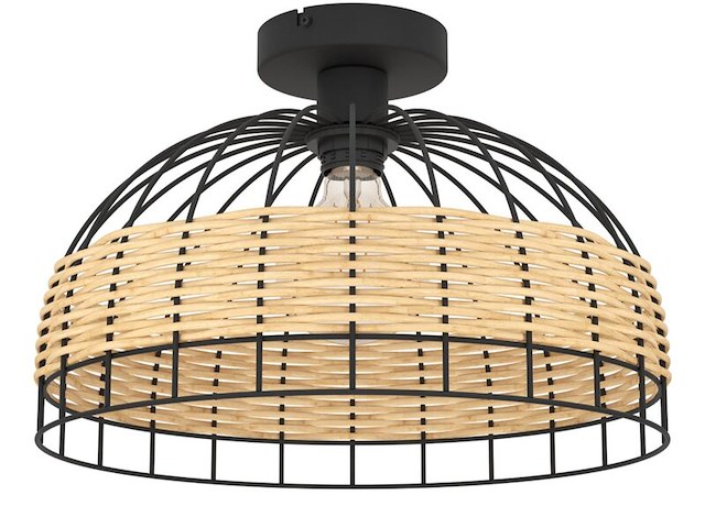 2x anwick plafondlamp eglo, zwart - afbeelding 1 van  4