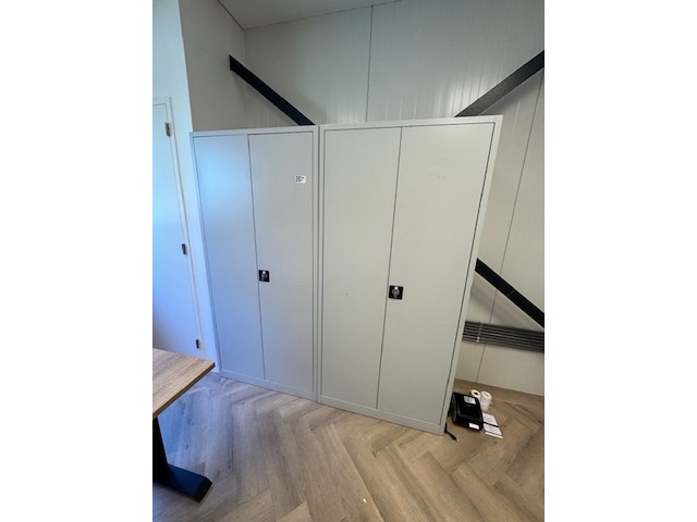 2x archiefkast grijs - afbeelding 1 van  3