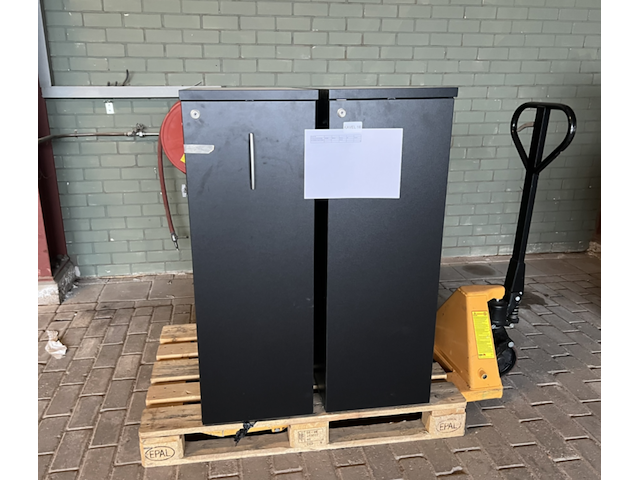 2x archiefkast lade kast toren, zwart - afbeelding 1 van  5