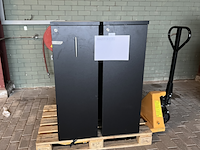 2x archiefkast lade kast toren, zwart - afbeelding 1 van  5