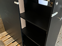 2x archiefkast lade kast toren, zwart - afbeelding 3 van  5