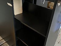 2x archiefkast ladekast toren , zwart - afbeelding 2 van  3