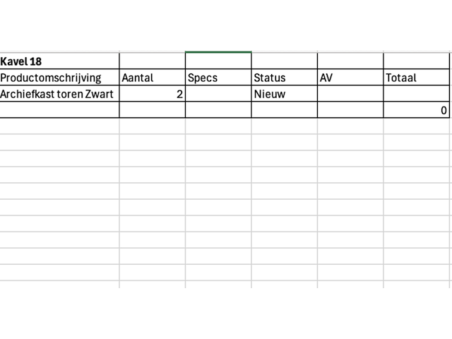 2x archiefkast ladekast toren , zwart - afbeelding 3 van  3