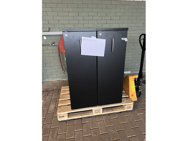 2x archiefkast ladekast toren , zwart - afbeelding 1 van  4