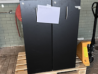 2x archiefkast ladekast toren , zwart - afbeelding 1 van  4
