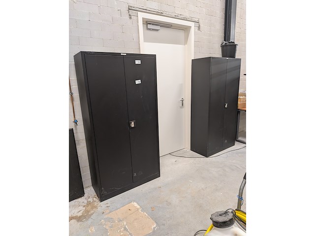 2x archiefkast, zwart - afbeelding 1 van  9