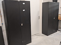 2x archiefkast, zwart - afbeelding 1 van  9