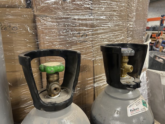 2x argon gascilinder, 2x co2 fles - afbeelding 6 van  8