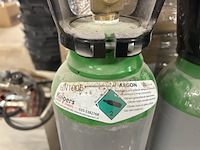 2x argon gascilinder, 2x co2 fles - afbeelding 7 van  8