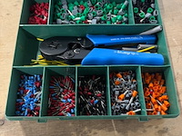 2x assortimentsdoos adereinden en krimptang, klemko, 910038 - afbeelding 2 van  5