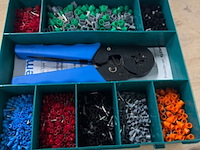 2x assortimentsdoos adereinden en krimptang, klemko, 910038 - afbeelding 4 van  5