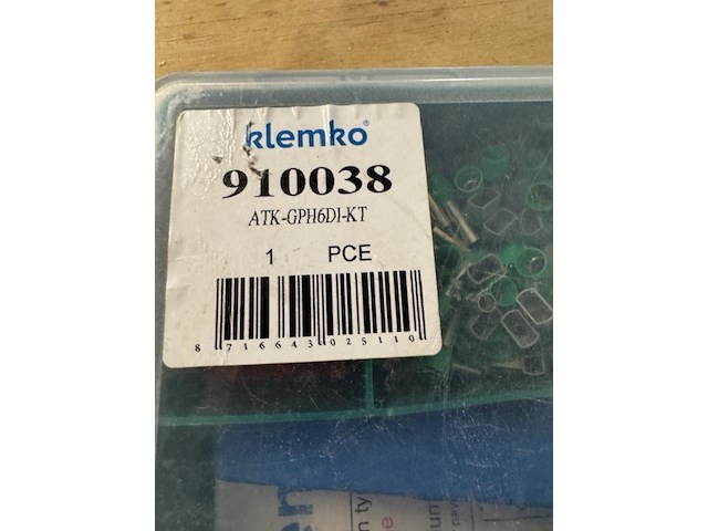 2x assortimentsdoos adereinden en krimptang, klemko, 910038 - afbeelding 5 van  5