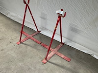 2x assteun, rood - afbeelding 2 van  2