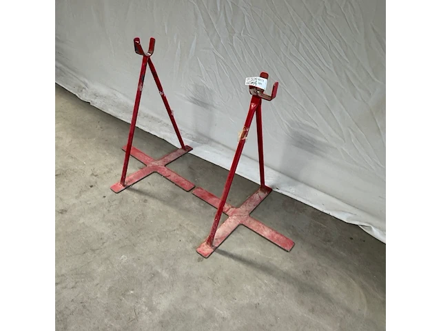 2x assteun, rood - afbeelding 2 van  2