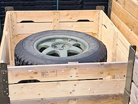 2x autoband op velg, continental, lm90